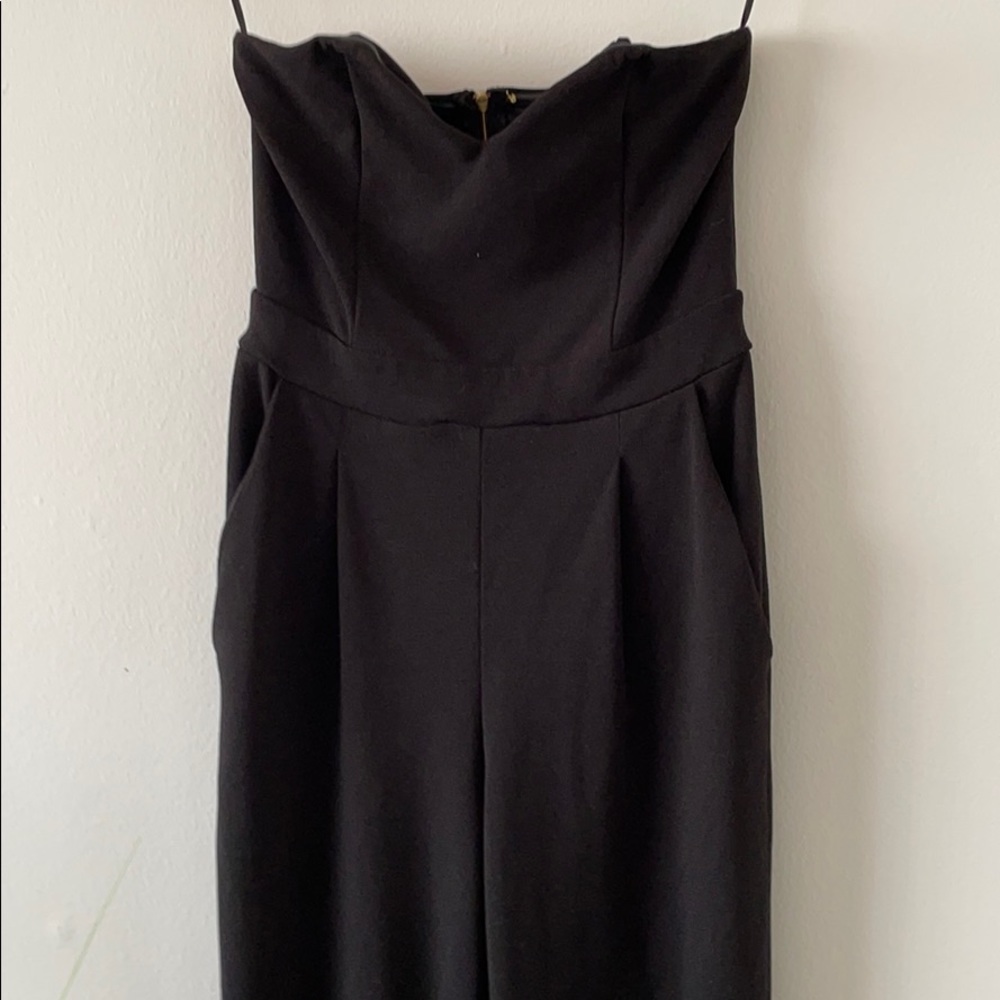 Express Sweetheart Neckline Strapless Jumpsuit - Picture 4 of 9